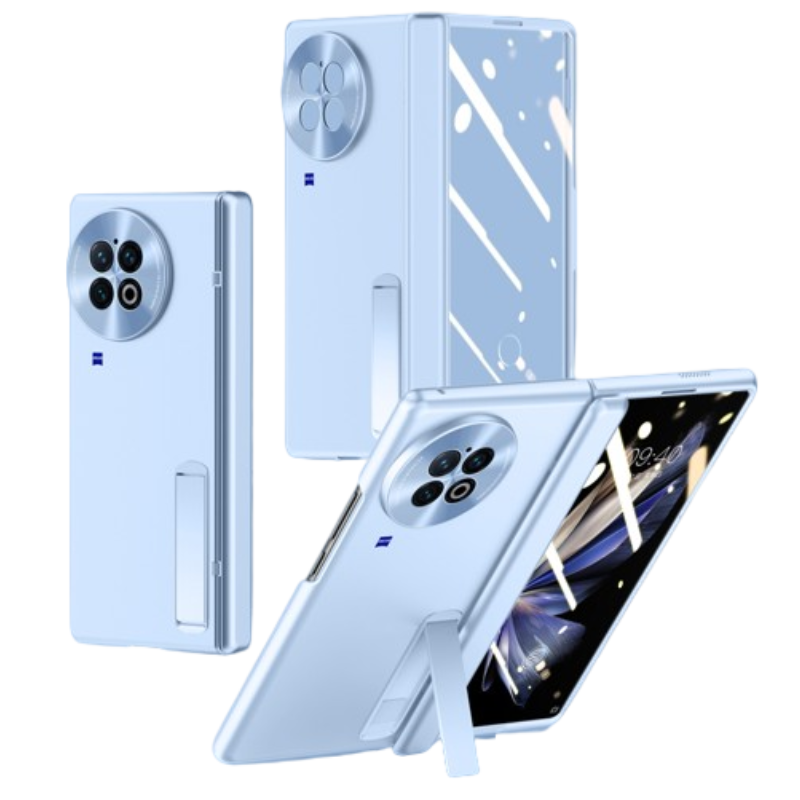 Povitin PC material, stand fully protected, personalized, anti-fall, light and thin, delicate touch, luxury and light, mobile phone case, suitable for vivox Fold2 folding, business style couple