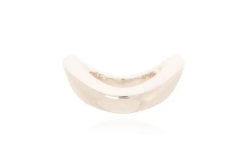 Bottega Veneta Silver Rings Women's Beige