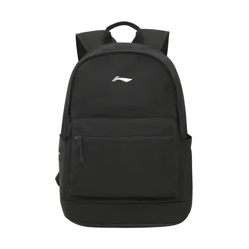 Li Ning Sports Life Collection Polyester Backpack Regular Unisex Black