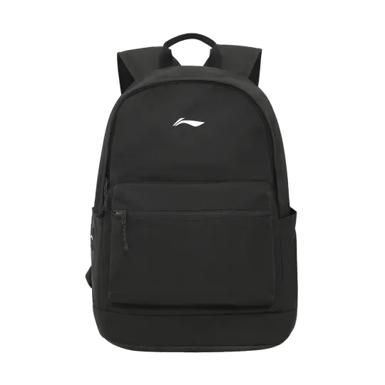 Li Ning Sports Life Collection Polyester Backpack Regular Unisex Black