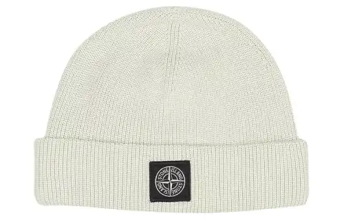 Stone Island ribbed logo patch hat