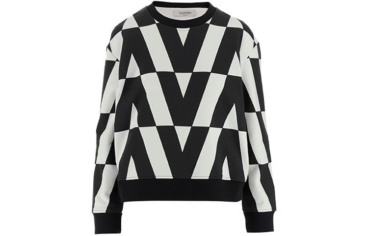 Женская худи Valentino (черная)