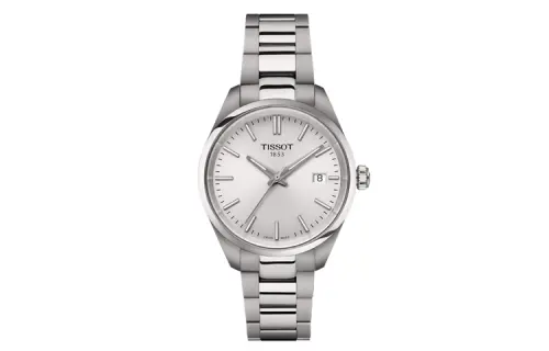 TISSOT PR100 Collection Quartz Movement Women's Watch/Wrist Watch/Swiss Watch 34mm Silver Dial