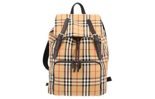 Burberry Fabric Backpack Women's Yellow