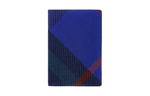 Burberry Polyester With Cotton Card Holder Men's Knight Blue