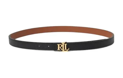 Lauren Ralph Lauren Logo buckle Reversible Leather Belt