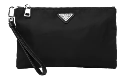 PRADA Nylon Clutch Wrist Bag Handbag Regular Men's Black