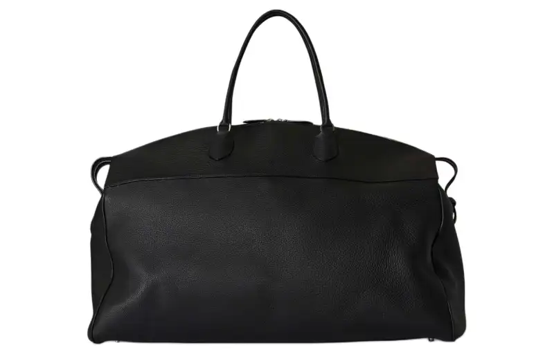 THE ROW Grain Calfskin Handbag Travel Bag Extra Large Women's Black