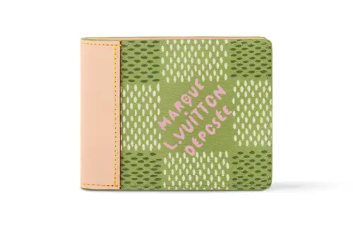 LOUIS VUITTON By Tyler The Creator Slender Wallet Green Damier Golf