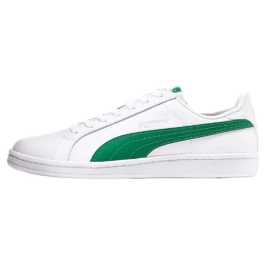 PUMA Smash Series Skateboarding Shoes Unisex Low-top White/green