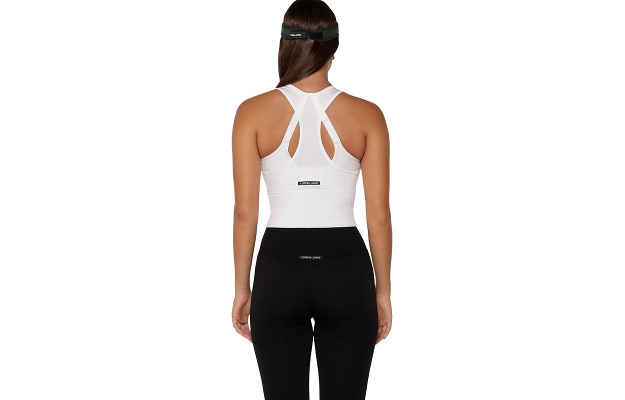 LORNA JANE Seamless Sport Vests Women’s Classic White