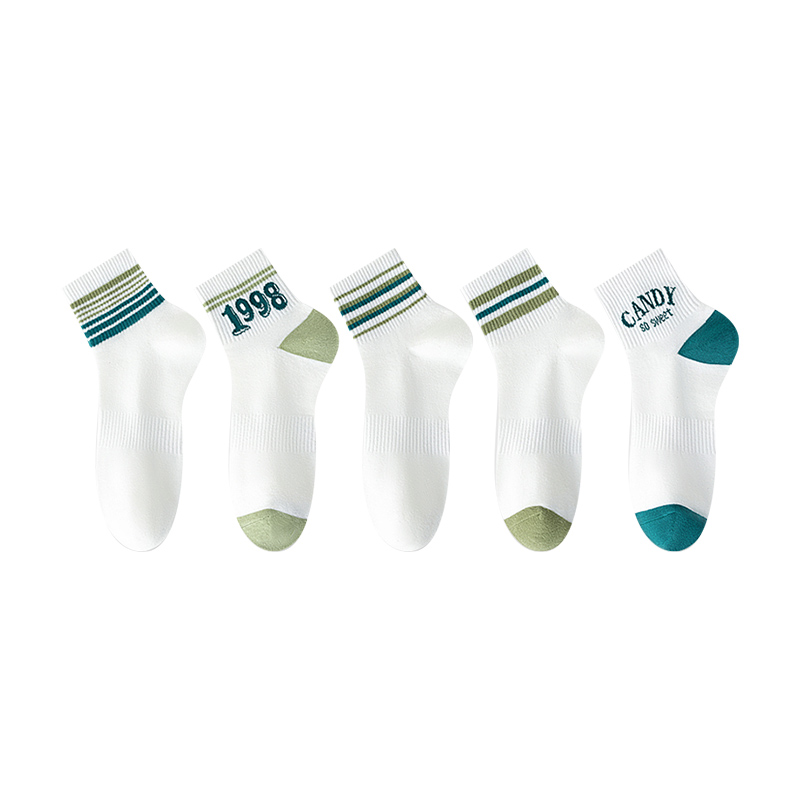 MIIOW Ankle Socks Unisex 5 Pack