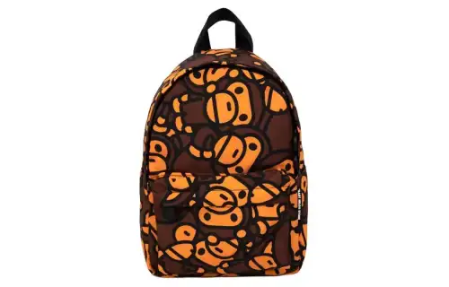 A BATHING APE Fabric Backpack Regular Unisex Brown