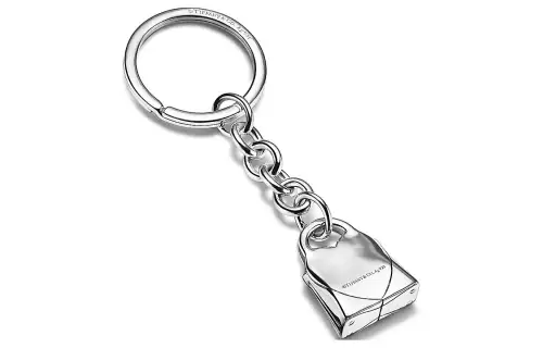TIFFANY & CO. Sterling Silver Keychains Unisex Silver