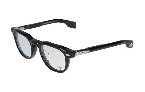 Chrome Hearts Metal Square Eyeglass Frames Unisex Black