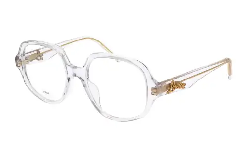 LOEWE Acetate Oval Eyeglass Frames Unisex Transparent