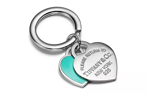 TIFFANY & CO. Keychains Unisex Silver