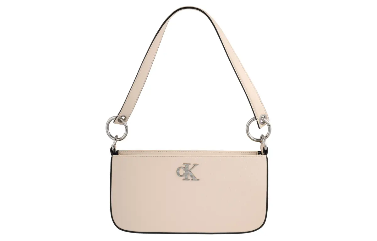 CALVIN KLEIN Synthetic Material Shoulder Bag Women's Apricot