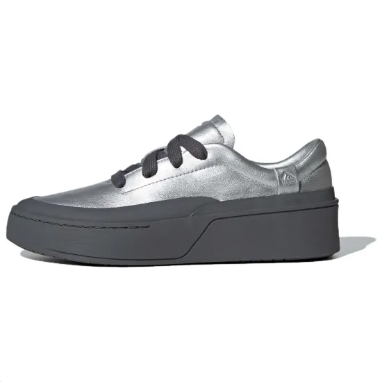 Adidas Labcourt Trainers Anti Slip Wear Resistant Low Top Skateboard Shoes Unisex Silver Gray