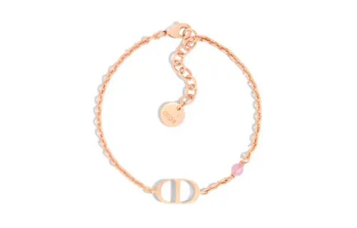 DIOR Metal, Resin Pearl Bracelets Women's Rose Gold