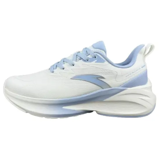 ANTA Running Shoes Women's Low-Top Ivory White/Oxygen Blue