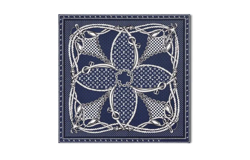 LOUIS VUITTON M79802 Sailor Bandana Square 70