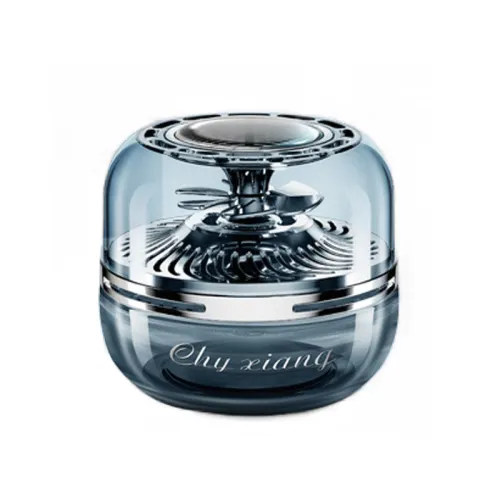 Rotating perfume solar-powered, perfumed accessory, diffuser, universal aromatherapy for auto