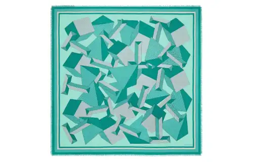 TIFFANY & CO. Cashmere, Silk Scarves Women's Blue