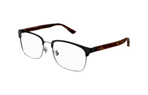 GUCCI Browline Eyeglass Frames Men's Tortoiseshell