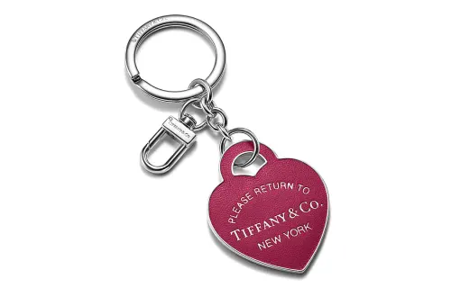 TIFFANY & CO. Keychains Unisex Fuchsia