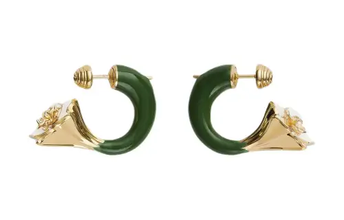 Bottega Veneta 18K Gold Earrings Women's Gold