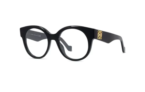 LOEWE Acetate Round Eyeglass Frames Unisex Black