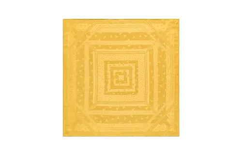 TIFFANY & CO. Jacquard Silk Scarves Women's Yellow