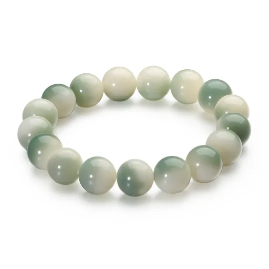HUISHI White Jade Bodhi Beaded Bracelets Unisex
