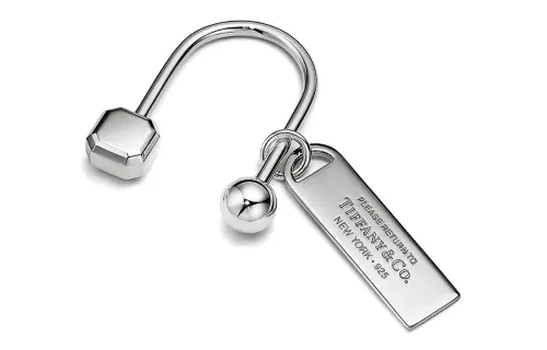 TIFFANY & CO. Keychains Unisex Silver