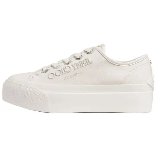 Jimmy Choo Low-Top Skateboard Shoes Women's White
