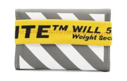OFF WHITE Polyamide Wallet Mini Men's Ecru