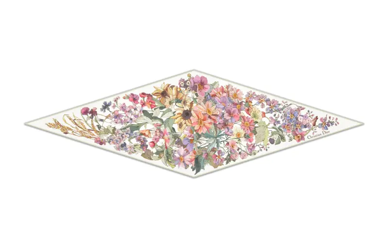 DIOR Knit Scarves Women's White