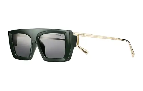 TIFFANY & CO. Irregular Shape Sunglasses Women's Green