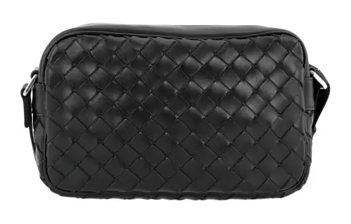 Bottega Veneta Sheepskin Camera Bag, Shoulder Bag, Crossbody Bag Small Men's Dark Green