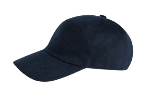 Loro Piana Cashmere Baseball Caps Men's Dark Blue