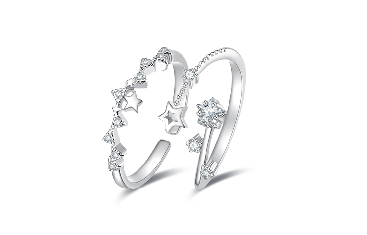TRUE ME S925 Silver Rings Women's