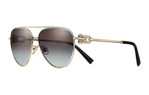 TIFFANY & CO. Metal Aviator Sunglasses Women's Gold