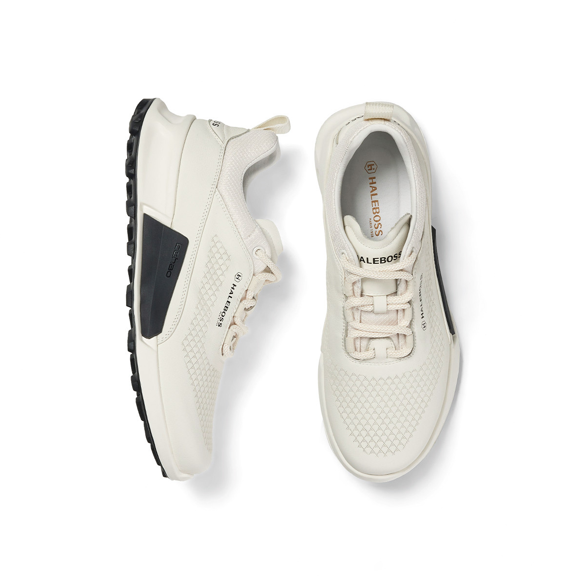 HALEBOSS Textile, Top Grain Cow Leather Low top Outdoor Shoes Men’s