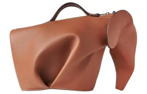 LOEWE Calfskin Shoulder Bag, Crossbody Bag, Handbag Men's Tan