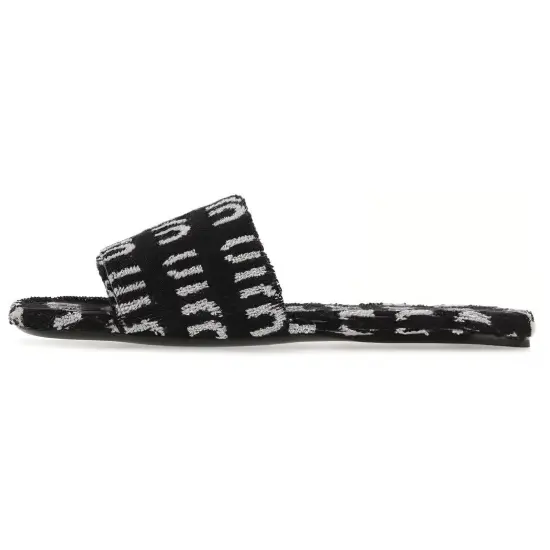 MIU MIU Slide Slippers Women's Black