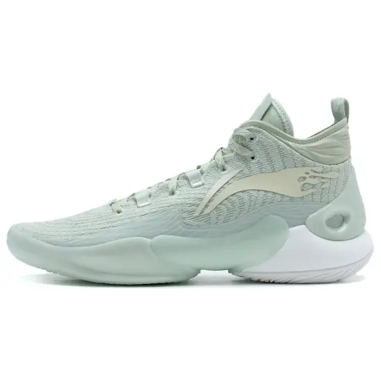 LINING YuShuai 18 Basketball Shoes Men Mid-Top Light Green