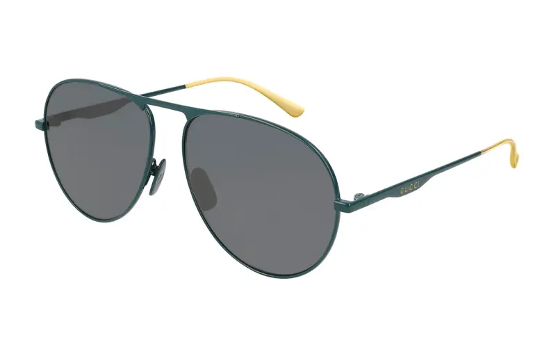 GUCCI Aviator Sunglasses Unisex Cyan