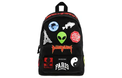 Balenciaga Explorer Polyester Backpack Regular Men's Black