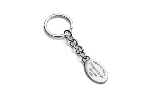 TIFFANY & CO. 925 Sterling Silver Keychains Unisex Silver